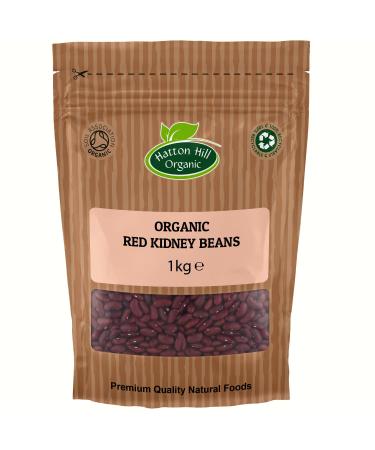 Organic Red Kidney Beans 1kg by Hatton Hill Organic - Certified Organic