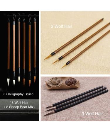 Chinese Calligraphy Brush Set - 20 PCS Sumi Painting Drawing Brushes with Bamboo Holder - On Sale Today - Buy Online on SooperMarket.com
