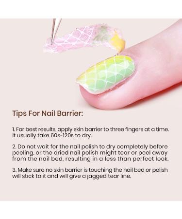 Beetles Latex Liquid Nail Cuticle Guard 15ml - White Nail Barrier 1pcs - Peel Off Nail Art Protector - Buy Online on SooperMarket.com