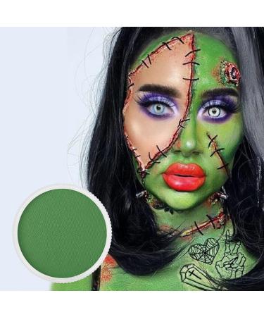 Go Ho Light Green Face & Body Paint Makeup - Professional Water-Based Creamy to Gel Palette for Cosplay, SFX, Costumes, Festivals - 25g - Buy Online on SooperMarket.com