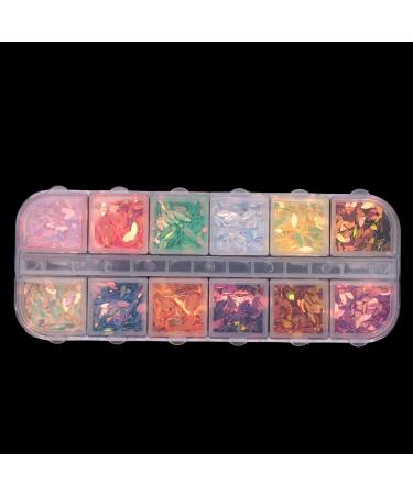 Desikixudy 3D Shape New Nail Clear Nail Pearl Diy Nail Art Decorations Rhinestone Manicure Tools 3# Colorful Vest Sequins - Buy Online on SooperMarket.com