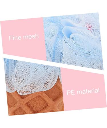 Buy NOLITOY 6pcs Ice Cream Bath Balls & Exfoliating Shower Sponges | Reusable Body Loofahs for Women - Perfect for Travel - Buy Online on SooperMarket.com