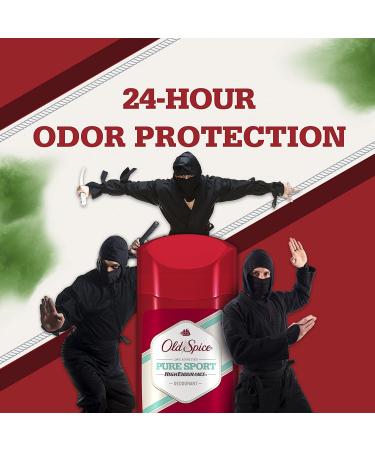 Old Spice High Endurance Deodorant Pure Sport 3 Ounce - Pack of 5 | Long-lasting Odor Protection | Fresh Scent | Value Pack - Buy Online on SooperMarket.com
