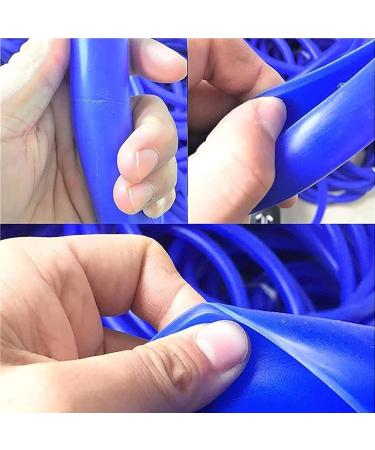 Wheelchair Wheel Covers 24-Inch Silicone Wheelchair Push Rim Covers Non-Slip Wear-Resistant Silicone Grip Covers for Improved Traction Hand Protection Easy Installation Universal Fit for 22/24-I 22-Inch Blue - Buy Online on SooperMarket.com