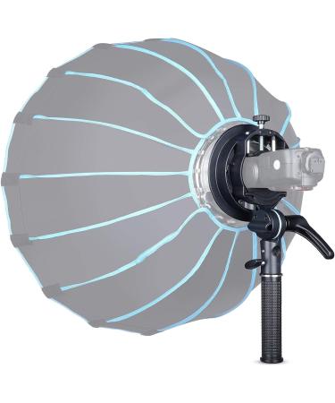 GODOX S2 Speedlite Bracket Bowens Mount Holder with Cold Shoe Flash Mount for Godox V1, AD200Pro, AD200, AD400Pro, V860II, TT350, TT685, TT600 Series Flash - Buy Online on SooperMarket.com