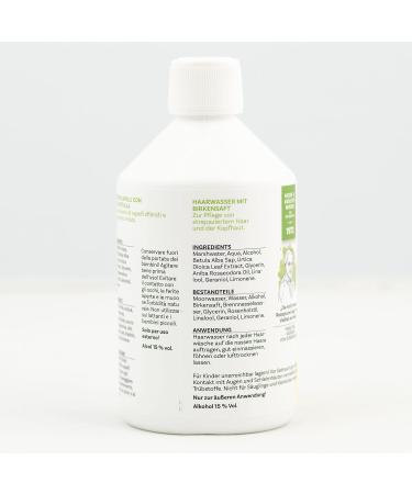 Natural Hair Tonic with Birch Sap 500ml - SonnenMoor Family Business Refill Pack - Buy Online on SooperMarket.com