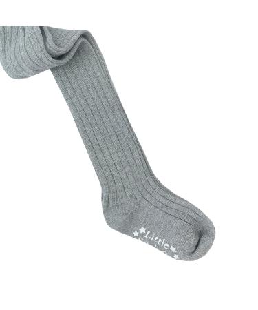 Non-Slip Super Soft Ribbed Baby and Toddler Girls Tights - Cosy Winter warm anti-skid tights for Active Children 1 Year Sparkle
