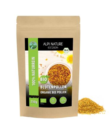 ORGANIC flower pollen (250g) bee pollen natural dried without additives made from multicolor pollen 250 g (1 pack)