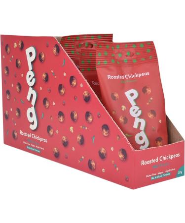 Peng Roasted Chickpeas Snack (12 x 30g) - BBQ Flavor | High Protein & Plant-Based - Buy Online on SooperMarket.com