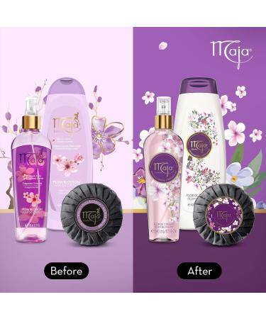 Maja Plum Blossom Perfumed Soap 2-Pack - Luxurious Bar Soaps for Cleansing and Moisturizing Skin | 3.5 Oz Bars - Buy Online on SooperMarket.com
