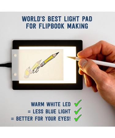 Andymation's Flipbook Starter Kit with LED Light Pad - Premium Flip Book Paper & Binding Screws - Buy Online on SooperMarket.com