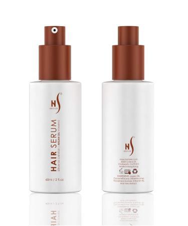 Herstyler Dry Hair Serum for Natural Shine - Aceite De Argan - Anti Frizz Hair Serum for Straightening Tresses - Hair Shine Serum - Argan Oil Hair Serum for Damaged Hair (Pack of 2) 2 Fl Oz (Pack of 2)
