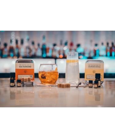 Old Fashioned Cocktail Kit - Premium Travel Mixology Set with Muddler, Sugar Cubes, and Bitters | The Cocktail Box Co. Old Fashioned Bar Kit - Buy Online on SooperMarket.com