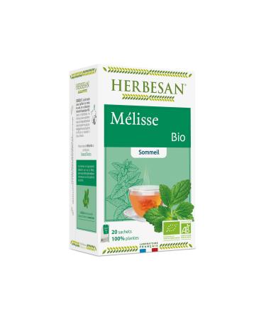 Herbesan Lemon Balm Herbal Tea Organic 20 Sachets