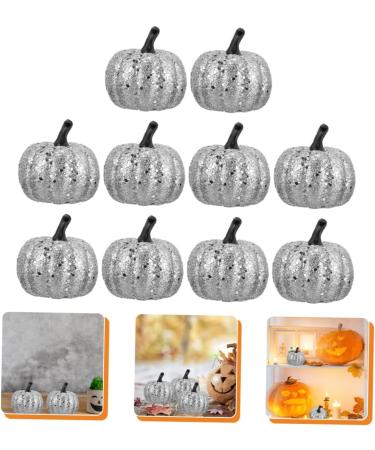 Alipis 20 Pcs Foam Pumpkin Halloween Party Decor Realistic Vegetables Decorative Foam Vegetables Pumpkin Decoration Mini Artificial Pumpkins Faux Pumpkin Craft Powder Silverx2pcs 5CMx2pcs - Buy Online on SooperMarket.com
