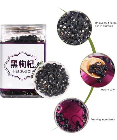 130g Black Wolfberry Tea Organic Natural Wild Black Goji Herbal Tea Canned Wolfberry Health Tea Natural Healthy Chinese Tea - Buy Online on SooperMarket.com