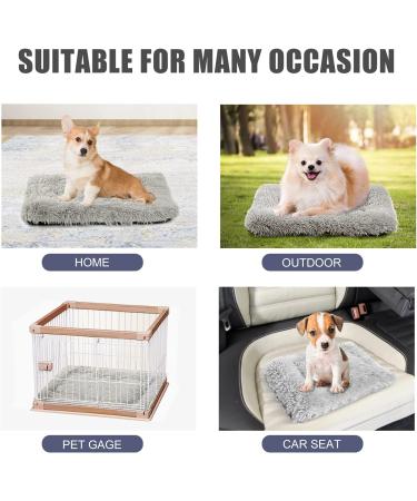 Self Warming Cat Dog Bed 23.6x19.7inch Grey - Extra Warm Thermal Pet Pad for Indoor Outdoor Pets - Buy Online on SooperMarket.com