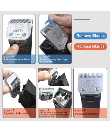 Premium 7F/5F/4F/3F Ceramic Blades for Dog Hair Clippers - Compatible with Moser Heiniger Andis and Wahl A5 Series - Adjustable Cutting Length 1/8 to 1/2 - International Shipping Available - Buy Online on SooperMarket.com