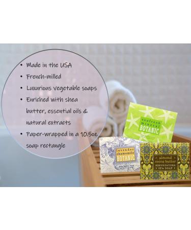 Greenwich Bay Trading Company Shea Butter Soap Bars - Set of 2 (10.5 oz) - Pineapple Scent | International Shipping Available - Buy Online on SooperMarket.com