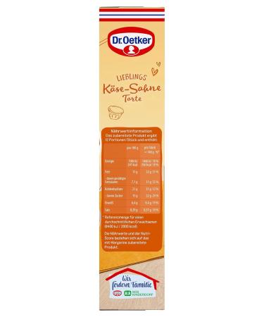 Dr. Oetker Cheese Cream Cake Mix - 4 x 385g | Easy Baking for Perfect Cheesecakes - Buy Online on SooperMarket.com