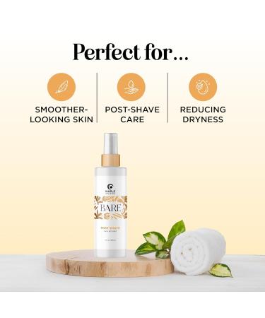Bare After Shave Mist for Women - Soothing Razor Bumps & Ingrown Hair Treatment for Pubic Area Legs & Underarms - Calming Shave Spray with Witch Hazel Echinacea & Aloe - Buy Online on SooperMarket.com