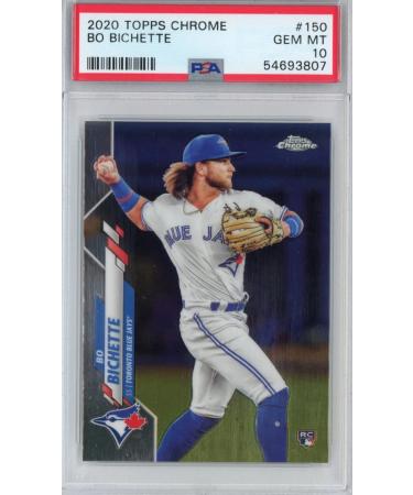 Graded 2020 Topps Chrome Bo Bichette #150 Rookie RC Baseball Card PSA 10 Gem Mint