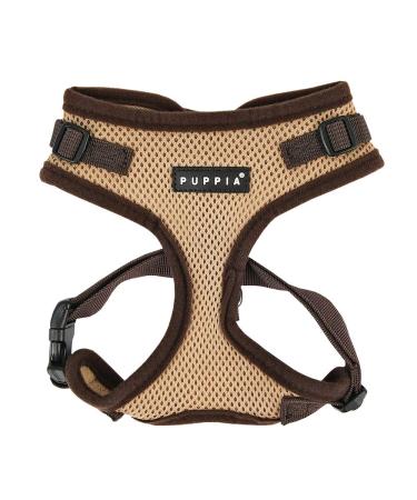 Puppia ritefit dog harness for small to medium -sized dogs - adjustable and very soft - also usable as a puppy dishes -Atani train tableware for dogs beige XL XL beige