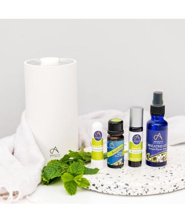 Absolute Aromas Breatheasy Room Spray 100ml - Tea Tree & Peppermint Essential Oil Blend - Buy Online on SooperMarket.com