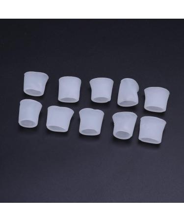ROSENICE Gel Toe Protector Corn Separator for Little Toe 5 Pairs (White Open) - Buy Online on SooperMarket.com