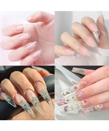 Builder Gel Lofuanna 15ml - Clear Self-Leveling Nail Thickening Solution with Nail Art Brush & File - Strengthen & Sculpt Natural Nails at Home & Professional Salon - Buy Online on SooperMarket.com