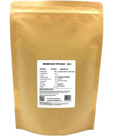 Thames Organic Black Turtle Beans 1kg - GMO-Free High Protein and Fibre - Certified Organic, Raw Vegan - Nutritious and Versatile - Pack of 1 - Buy Online on SooperMarket.com