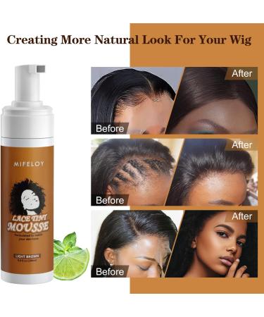 5 Pcs Wig Tool Kit 200ml Lace Tint Melting Hair Mousse Foam Mocha Light Brown Toupees Spray Glue 75g Styling Wax Stick Pomade Gel Wig Band Edge Control Brush Needle Tail Comb 5 Pcs Wig Tool Set-Light Brown-Pink - Buy Online on SooperMarket.com