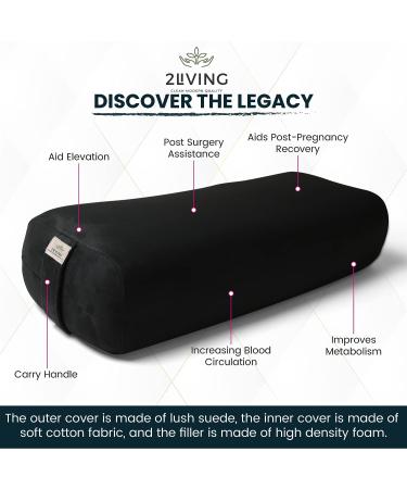 2Living Yoga Set: Bolster, Strap, and E-book - Complete Your Yoga Practice - Buy Online on SooperMarket.com
