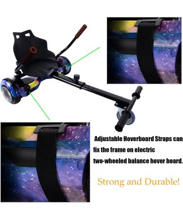 Waynoda 12-pc Adjustable Hoverboard Straps for Kart Attachment - Hook & Loop Fastening, Hoverboard Cable included - Self Balance Scooter Accessory - Buy Online on SooperMarket.com