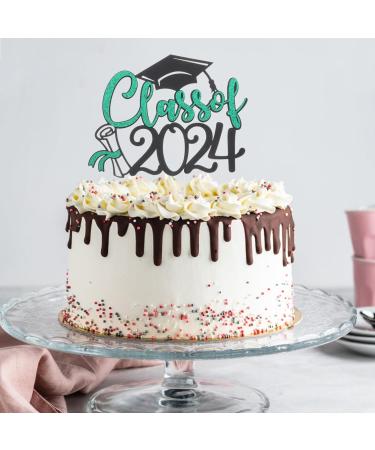 PRETYZOOM 5 Sets Cake Insert Top Hat Graduation Cake Decors Graduate European and American - Buy Online on SooperMarket.com