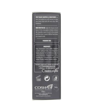 Buy Prep Beard Shampoo & Conditioner with Panthenol for Men - 3.4 Oz - Best International Shipping - Buy Online on SooperMarket.com