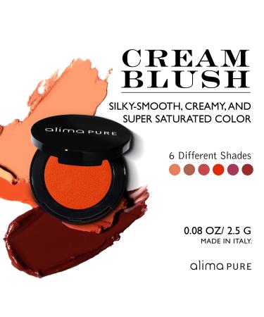 Alima Pure Cream Blush: Talc-Free Lip & Cheek Tint for Natural Satin Finish - Vegan & Cruelty-Free (6 Shades) - Buy Online on SooperMarket.com