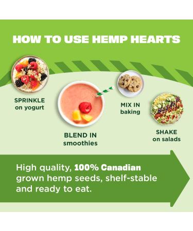 Organic Hemp Seeds 5lb - 10g Protein, 12g Omega 3 & 6 | Non-GMO, Vegan, Gluten Free | Manitoba Harvest - Buy Online on SooperMarket.com
