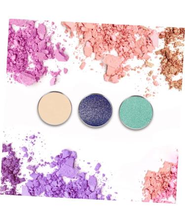 WOFASHPURET Women Supplies 50pcs Eye Shadow Disk Makeup Containers Travel Makeup Tin Empty Eyeshadow Plates Highlighter Miss - Buy Online on SooperMarket.com
