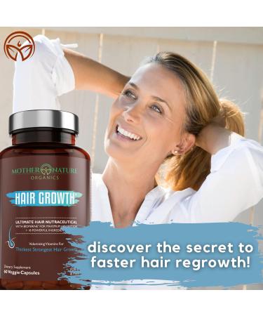 Women's Hair Growth Supplement with Collagen, Keratin & Biotin - 60 Capsules for Thicker, Fuller Hair & Faster Regrowth - Vegan & Non-GMO - 1 Month Supply - Buy Online on SooperMarket.com
