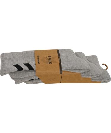 Buy Hummel 3-Pack Socks - Quick-Drying Multisport for Adults Size 42 - Grey Melange | International Shipping Available - Buy Online on SooperMarket.com