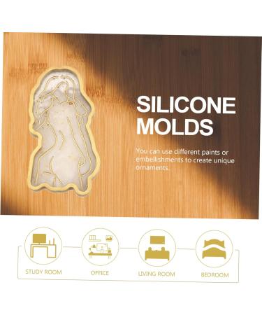 STOBOK 3 Pcs Tray Silicone Mold Silicone Molds Epoxy Resin Tray Mold Silicone Plate Mould Manual Cake Mold Whitex3pcs 16.1X8.5CMx3pcs - Buy Online on SooperMarket.com