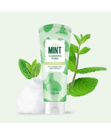 Mint Pore Korean Face Wash Cleansing Foam - Acne Prone Skin Facial Cleanser 130g | Kwailnara - Buy Online on SooperMarket.com