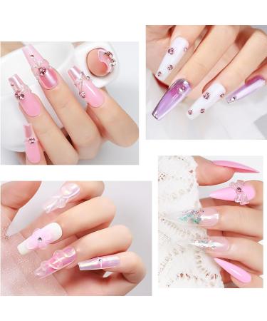 MIZHSE 30g Solid Builder Gel For Nails and 15g Rhinestone Glue for Nails Clear Nail Builder Gel Hard Gel for Nails 3D Nail Sculpting Gel Non-Sticky Hand UV LED Nail Charm Glue Nail Art for Salon Home 30g Builder Gel+15g Rhinestone Glue - Buy Online on SooperMarket.com