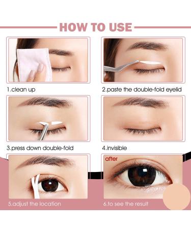 Ultra Invisible Double Eyelid Lifter Strips - Instant Lift for Heavy, Hooded, Uneven Eyelids - Buy Online on SooperMarket.com