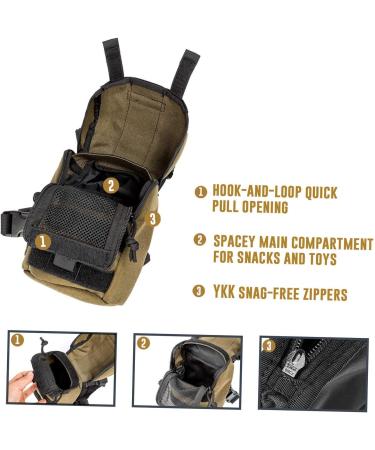 Buy Oneigris Eureka Backpack for Small Dogs - Green Feces Bag Dispenser Ideal for Hiking - L 14 x W 6 x H 18 cm - Buy Online on SooperMarket.com