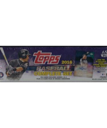 2016 Topps Baseball Factory Sealed Complete Set 700 Cards With Exclusive Ichiro Chrome Refractor Card
