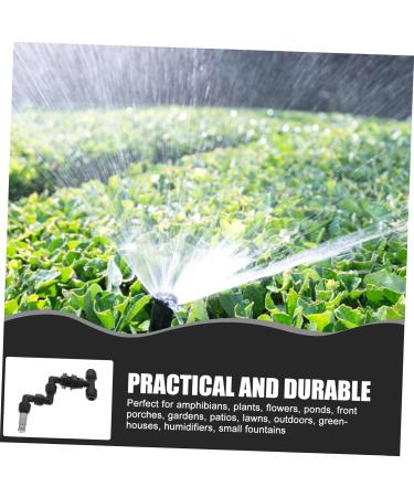 BCOATH Mister Nozzles 3pcs Garden Spray Head Universal Spray Nozzle Tank Watering Tool Moss Misting Sprayer Head 10X9X2CMx3pcs Blackx3pcs - Buy Online on SooperMarket.com