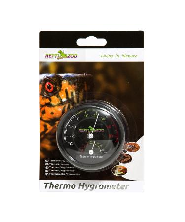 REPTI ZOO Reptile Terrarium Thermometer Hygrometer - Dual Gauges for Pet Rearing Box - Buy Online on SooperMarket.com