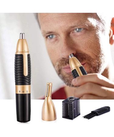 Portable Waterproof Nose and Ear Hair Trimmer - Electric Trimmer with Large-Capacity Storage for Easy Cleansing | Ideal for Home & Travel - Buy Online on SooperMarket.com